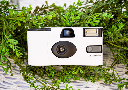 White 12-Pack Disposable Cameras